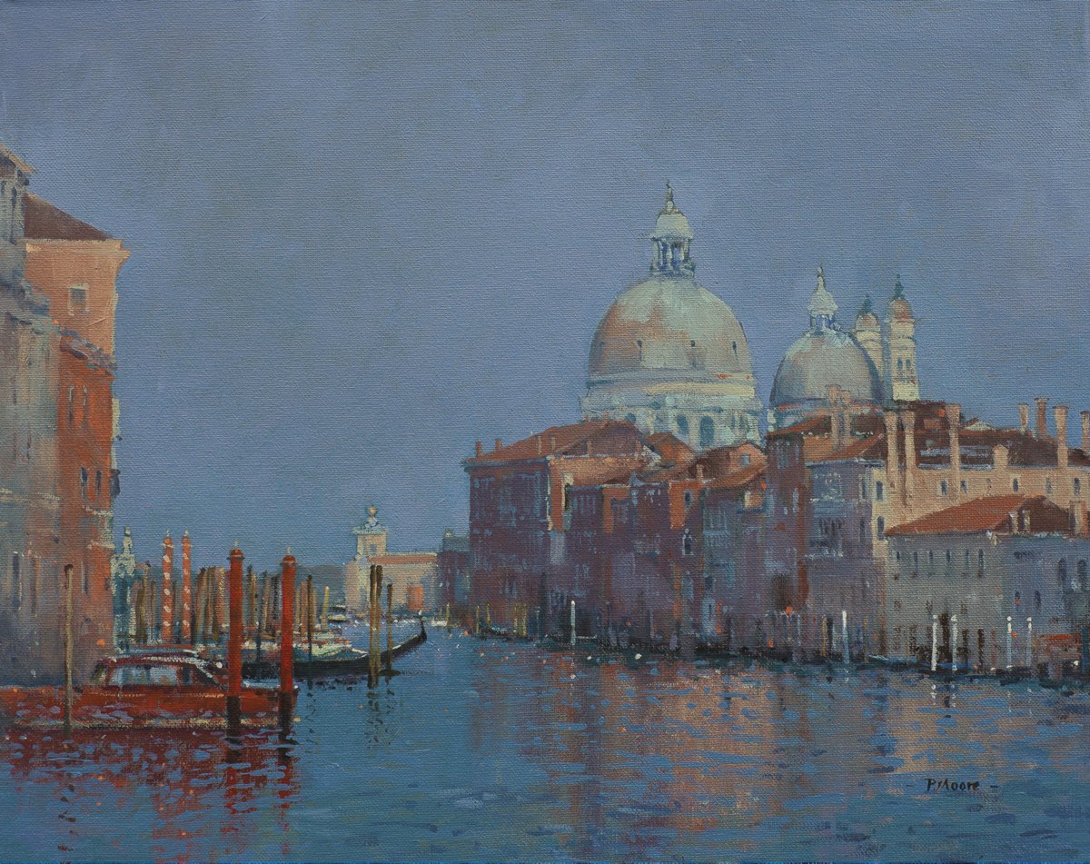 The Salute, Venice: Oil on CanvasImage with link to high resolution version