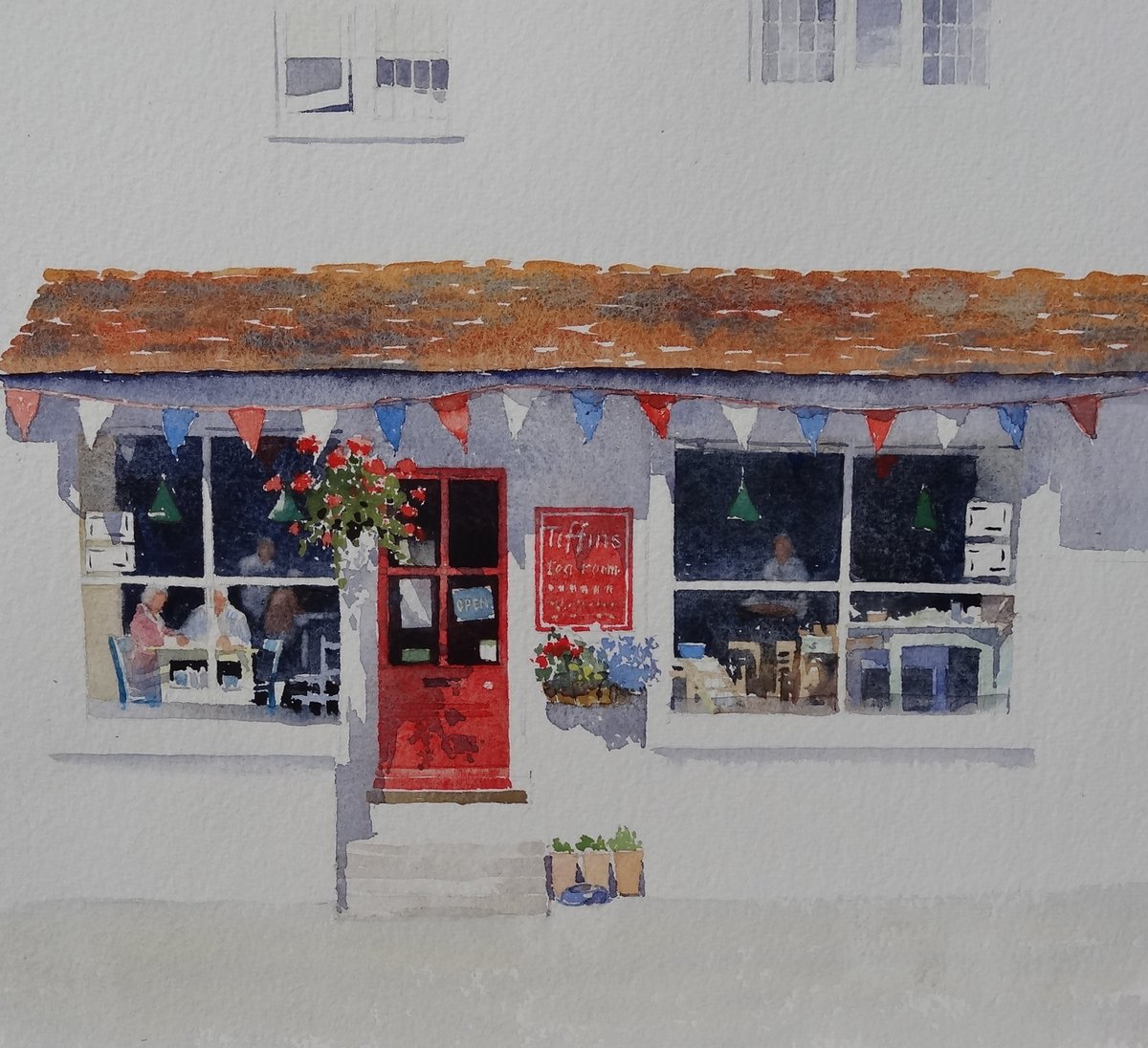 Tiffin:  WatercolourImage with link to high resolution version